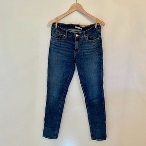 Mid Blue Levi's 711 Jeans